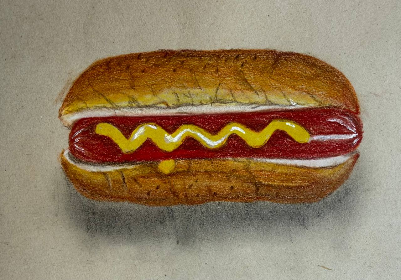 آموزش نقاشی سیاه قلم مریم موسوی